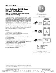 MC74LCX257DTR2 datasheet pdf ON Semiconductor
