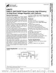 LM2672M-3.3 datasheet pdf National Semiconductor