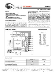 CY6264-70SNC datasheet pdf Cypress