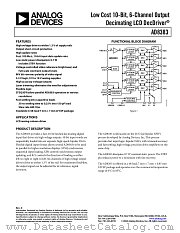 AD8383ACPZ datasheet pdf Analog Devices