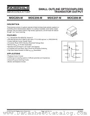 MOC205R2M datasheet pdf Fairchild Semiconductor