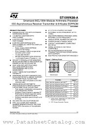 GST/ST19WK08BW40 datasheet pdf ST Microelectronics