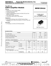 MHW1354LA datasheet pdf Freescale (Motorola)