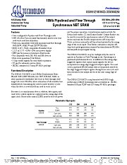 GS8161Z36C datasheet pdf GSI Technology