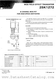 2SK1272-T/JM datasheet pdf NEC