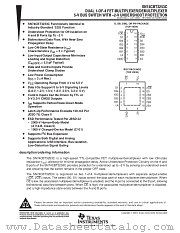 SN74CBT3253CDB datasheet pdf Texas Instruments