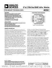 AD8364-EVAL datasheet pdf Analog Devices