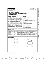 74LVTH373WMX datasheet pdf Fairchild Semiconductor