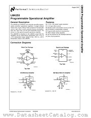 LM4250CH datasheet pdf National Semiconductor