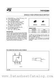74V1G384 datasheet pdf ST Microelectronics