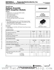 MHW9267 datasheet pdf Freescale (Motorola)