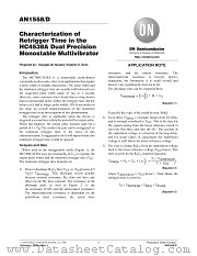 MC74HC4538A datasheet pdf ON Semiconductor