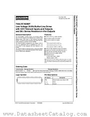 74ALVC162827TX datasheet pdf Fairchild Semiconductor