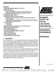 AT49SV802A datasheet pdf Atmel