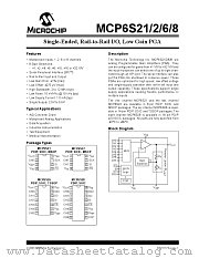 MCP6S26-I/ST datasheet pdf Microchip