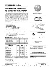 MUN2211T3 datasheet pdf ON Semiconductor
