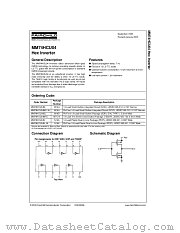 MM74HCU04MTC datasheet pdf Fairchild Semiconductor