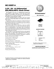 MC100EP14DT datasheet pdf ON Semiconductor