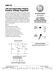 LM317LZRP datasheet pdf ON Semiconductor