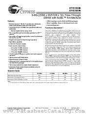 CY7C1355B-100AC datasheet pdf Cypress