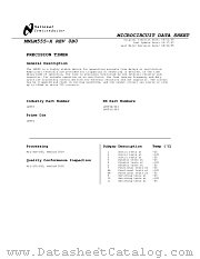 LM555H/883 datasheet pdf National Semiconductor
