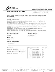 LMC6482I MWA datasheet pdf National Semiconductor