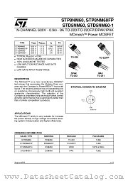 STD5NM60T4 datasheet pdf ST Microelectronics