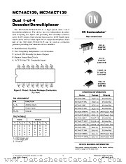 MC74ACT139MEL datasheet pdf ON Semiconductor