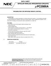 UPC2800AGR(MS) datasheet pdf NEC