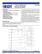 IDT5V9352PFI8 datasheet pdf IDT