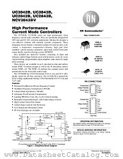 UC3843B datasheet pdf ON Semiconductor