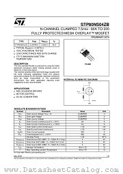 STP80NS04ZB datasheet pdf ST Microelectronics