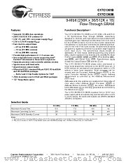 CY7C1361B-117AC datasheet pdf Cypress