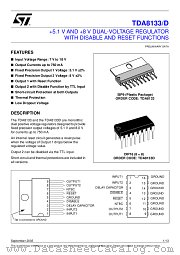TDA8133 datasheet pdf ST Microelectronics