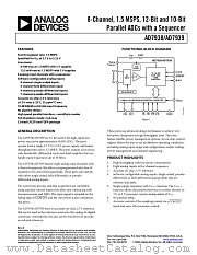 AD7938BCPZ-REEL7 datasheet pdf Analog Devices