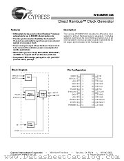 W134MH datasheet pdf Cypress