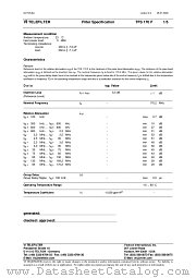 TFS170F datasheet pdf Vectron
