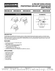 MOC3163SVM datasheet pdf Fairchild Semiconductor