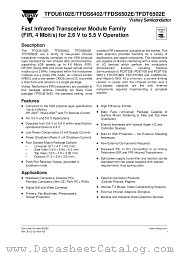 TFDS6402E datasheet pdf Vishay