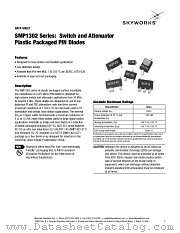 SMP1302 datasheet pdf Skyworks Solutions