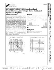 LMV358M datasheet pdf National Semiconductor