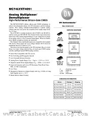 MC74LVXT4051MEL datasheet pdf ON Semiconductor