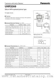 UNR32A9 datasheet pdf Panasonic