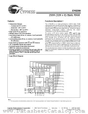CY62256LL-55ZI datasheet pdf Cypress
