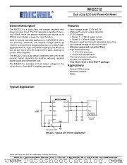 MIC2212 datasheet pdf Micrel Semiconductor