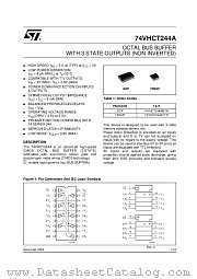 74VHCT244A datasheet pdf ST Microelectronics