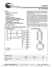 CY7C281A-25JC datasheet pdf Cypress