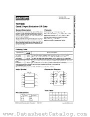 74VHC86SJ datasheet pdf Fairchild Semiconductor