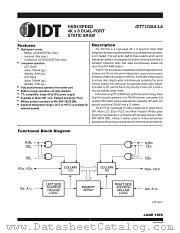 IDT5962-8976403MYA datasheet pdf IDT