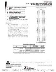 SN74CBT162292DLR datasheet pdf Texas Instruments